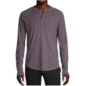 Good Man Men’s Cotton Long Sleeve Henley Shirt Size XL